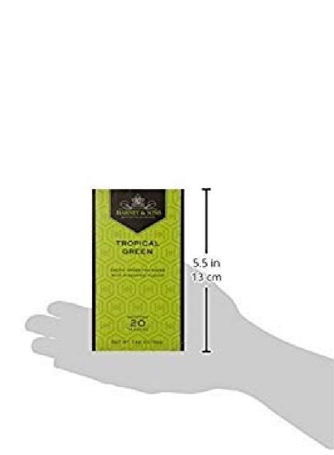 HARNEY & SONS Tea Tropical Green Prem Pack Of 6 Size 20 Bag Quantity 1 Case - Image 4