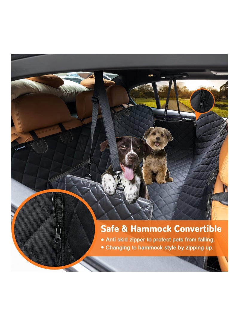 SYOSI Dog Seat Cover Car for Pets, Waterproof Pet Hammock 600D Heavy Duty Scratch Proof Nonslip Durable Soft Back Covers Cars Trucks and SUVs - Image 2