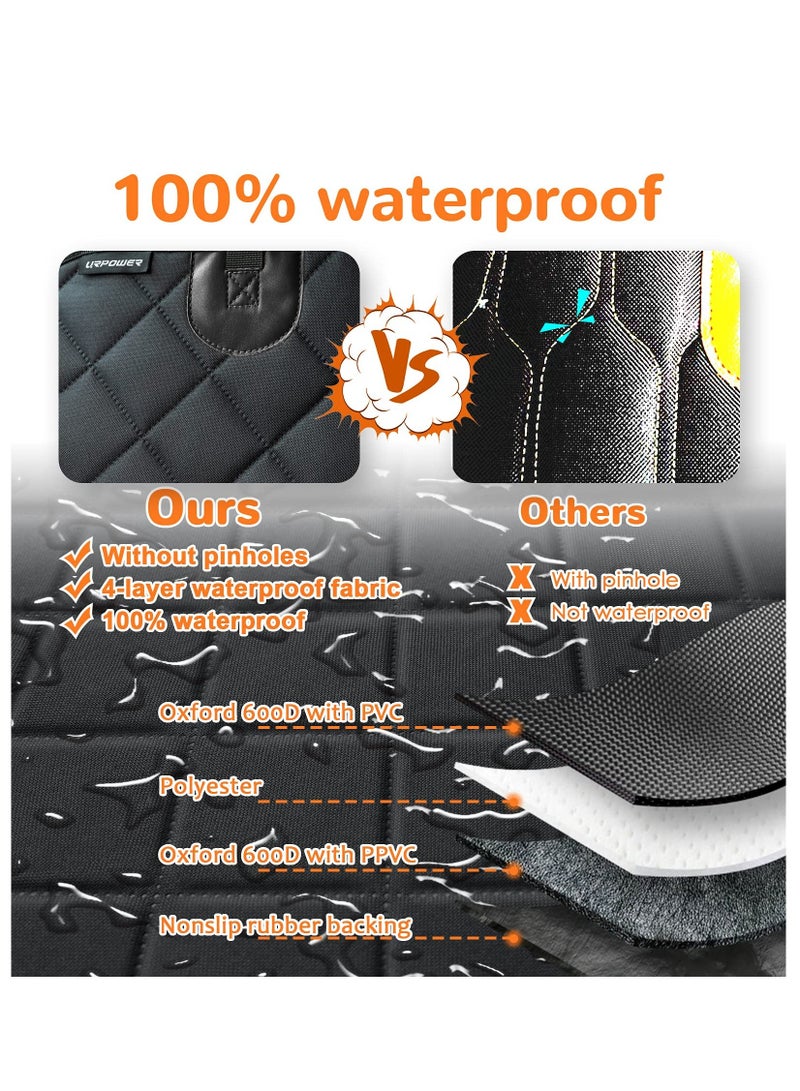 SYOSI Dog Seat Cover Car for Pets, Waterproof Pet Hammock 600D Heavy Duty Scratch Proof Nonslip Durable Soft Back Covers Cars Trucks and SUVs - Image 3