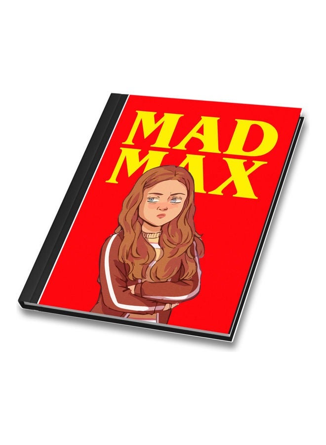 LIT Mad Max Design from Stranger Things Print Binded Hardcover Notebook - Image 2