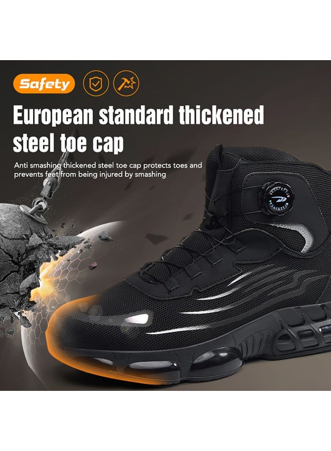  فيكتوال أحذية عمل عالية الجودة، أحذية بأصابع فولاذية للرجال، أحذية أمان خفيفة الوزن، مريحة ومقاومة للثقب، أحذية عمل غير قابلة للتدمير - Image 5