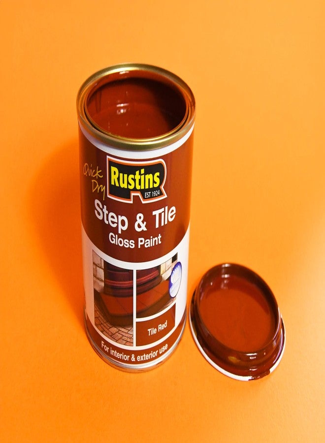 Rustins Quick Dry Step & Tile Paint Red 250ml - Image 5