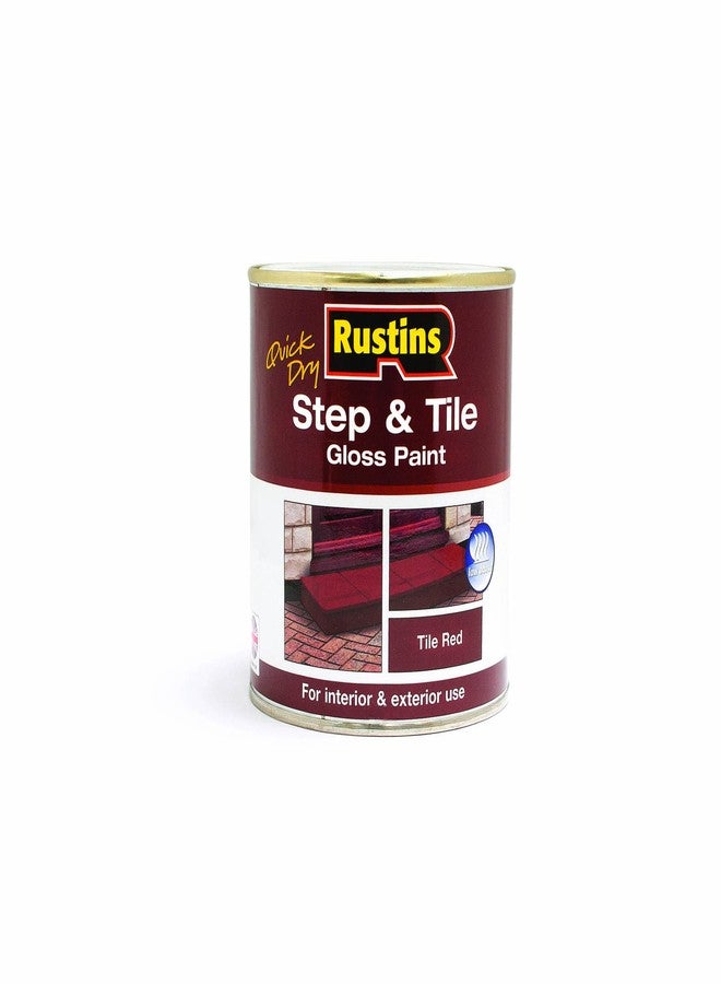 Rustins Quick Dry Step & Tile Paint Red 250ml - Image 1