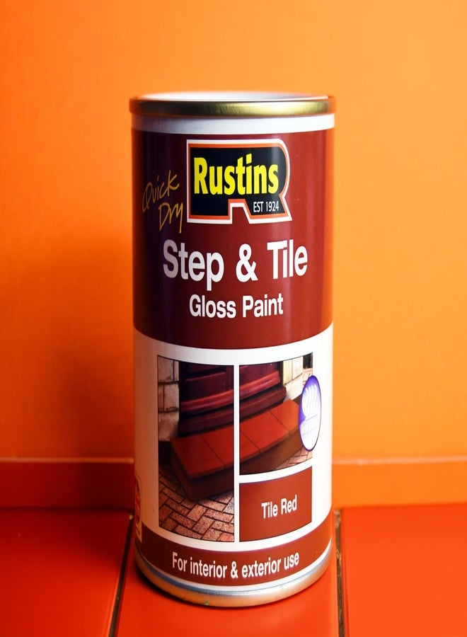 Rustins Quick Dry Step & Tile Paint Red 250ml - Image 4