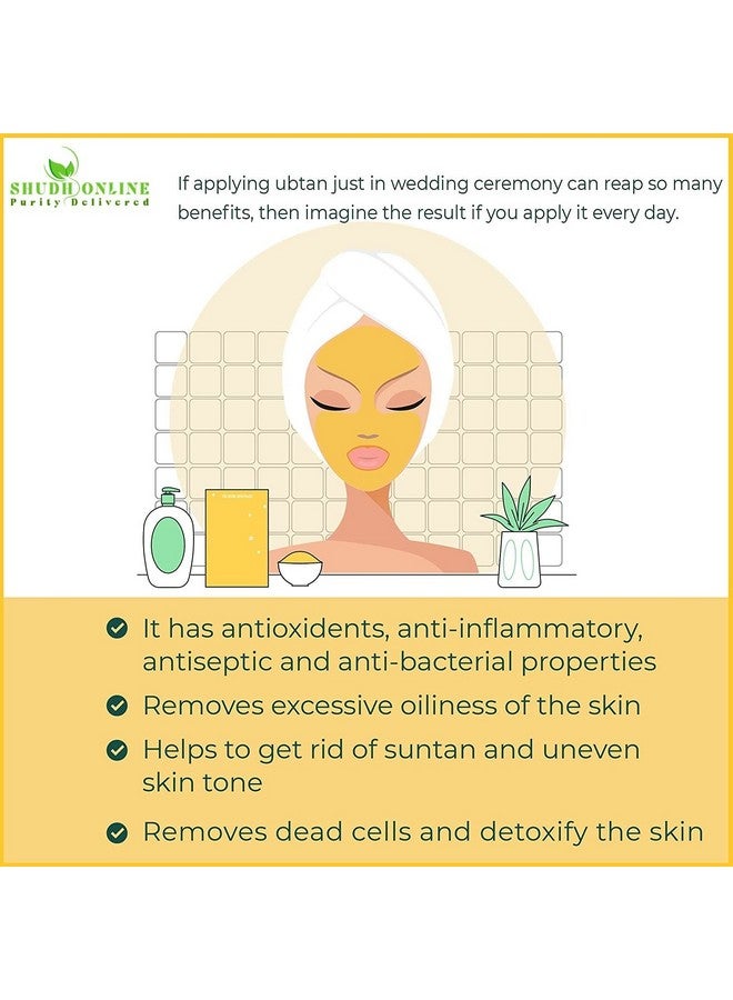 Shudh Online Sunnipindi Powder, Ubtan Powder - Herbal Bath Powder (400G), For Women, Baby, Body, Men, Skin Whitening, Diwali (Sunni Pindi, Nalangu Maavu, Sugandhi Utane, Utne, Uttan) - Image 2