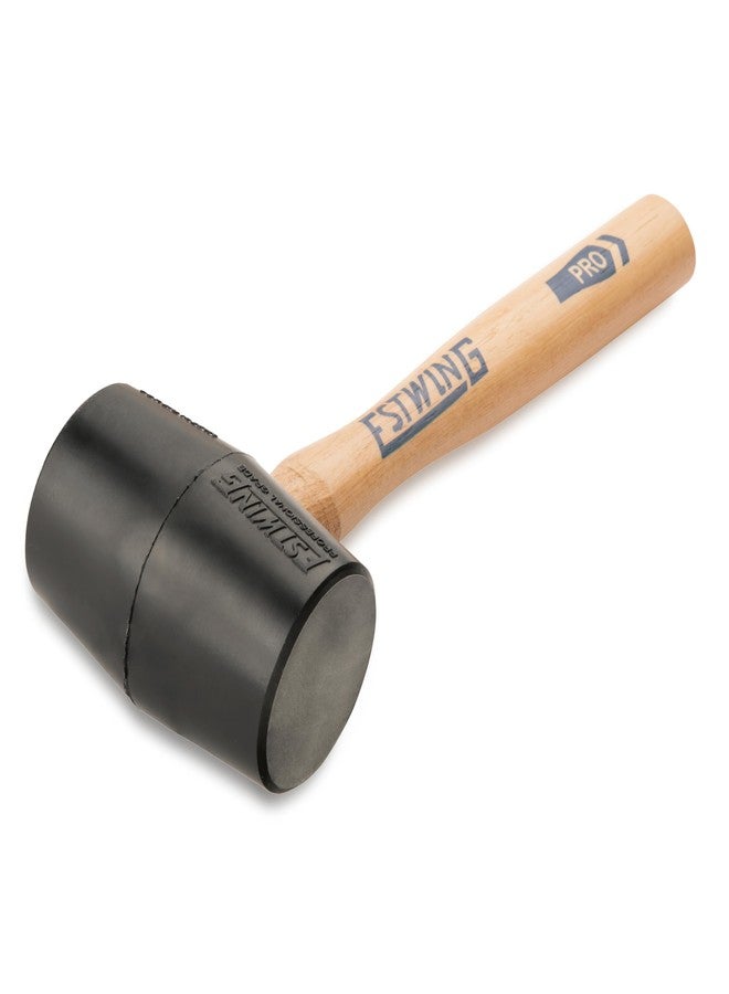 ESTWING Deadhead Rubber Mallet - 12 oz Soft-Face Hammer with Bounce Resistant Head & Hickory Wood Handle - DH-12 - Image 2