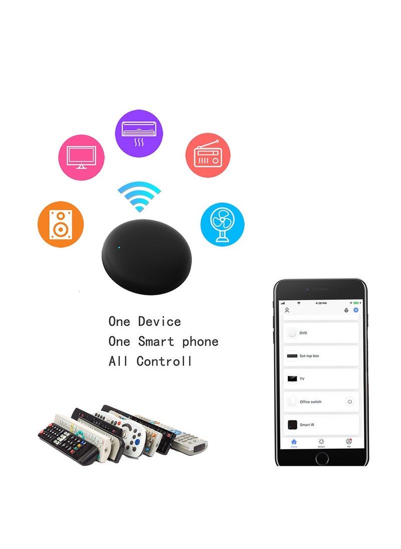 UanTii - Smart Wifi IR Remote Controller Tuya Infrared Universal Remote Controller for Smart Home Control for AC TV Alexa and Google Home Siri Voice Control - Image 1