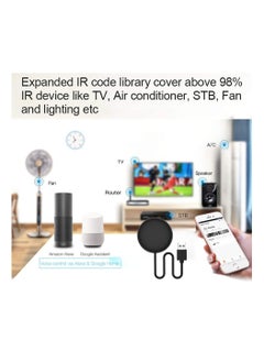 UanTii Smart Wifi IR Remote Controller Tuya Infrared Universal Remote Controller for Smart Home Control for AC TV Alexa and Google Home Siri Voice Control  - Image 3