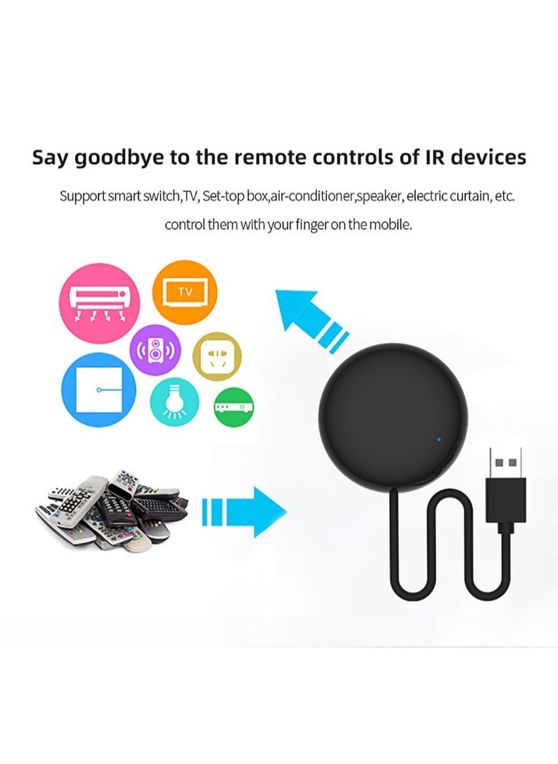 UanTii - Smart Wifi IR Remote Controller Tuya Infrared Universal Remote Controller for Smart Home Control for AC TV Alexa and Google Home Siri Voice Control - Image 1