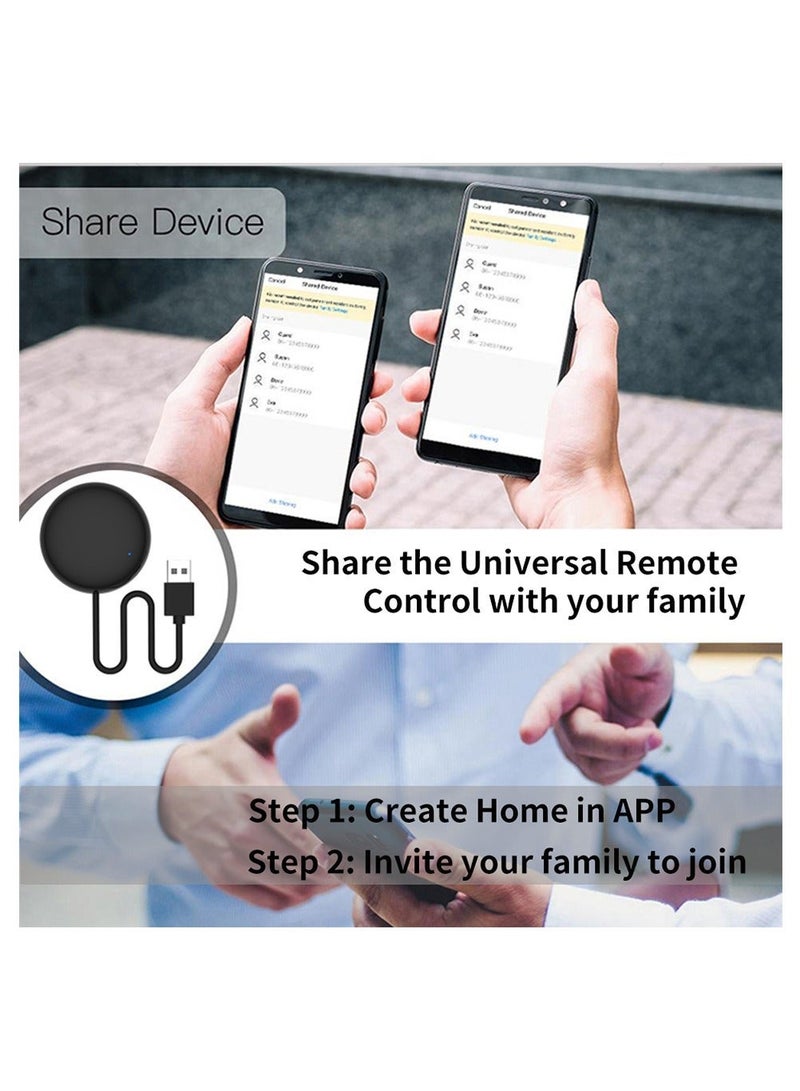 UanTii Smart Wifi IR Remote Controller Tuya Infrared Universal Remote Controller for Smart Home Control for AC TV App and Voice Control - Image 5