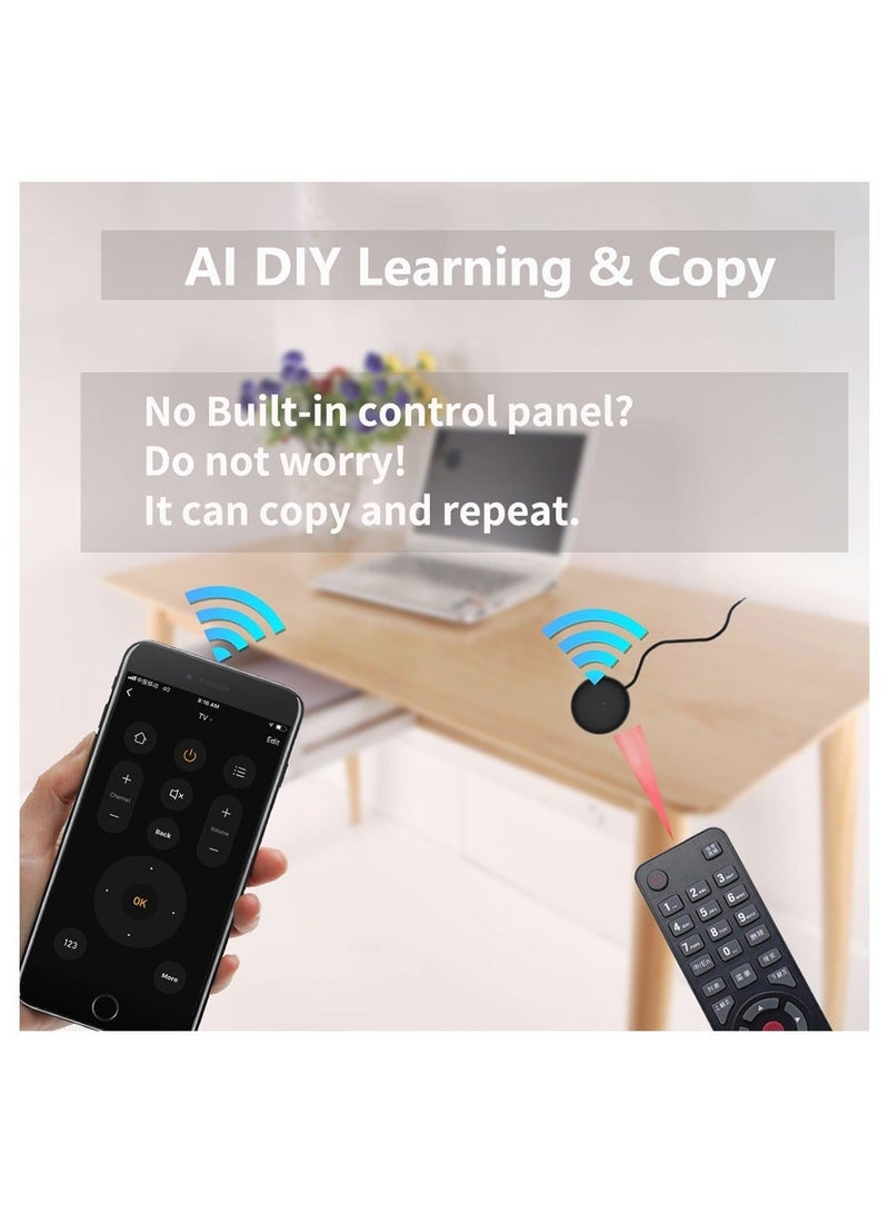 UanTii Smart Wifi IR Remote Controller Tuya Infrared Universal Remote Controller for Smart Home Control for AC TV App and Voice Control - Image 4