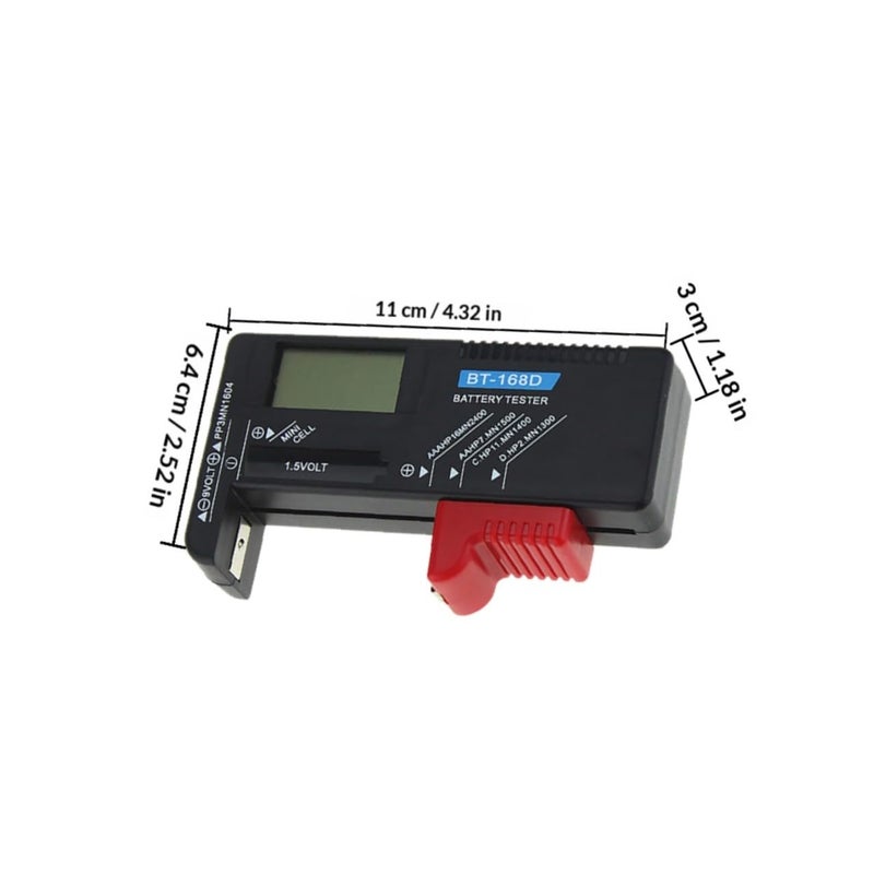 High Precision Digital Battery Tester 1 9v Portable Capacity Meter For Home Travel - Image 3