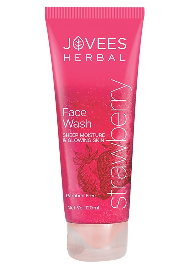 JOVEES HERBAL - Jovees Face Wash Strawberry 120 Ml - Image 1