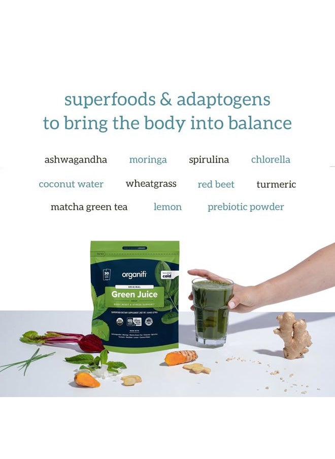 Organifi - : GO Packs - Green Juice - Organic Superfood Supplement Powder - 30 Travel Packs - Organic Vegan Greens - Hydrates and Revitalizes - Image 1