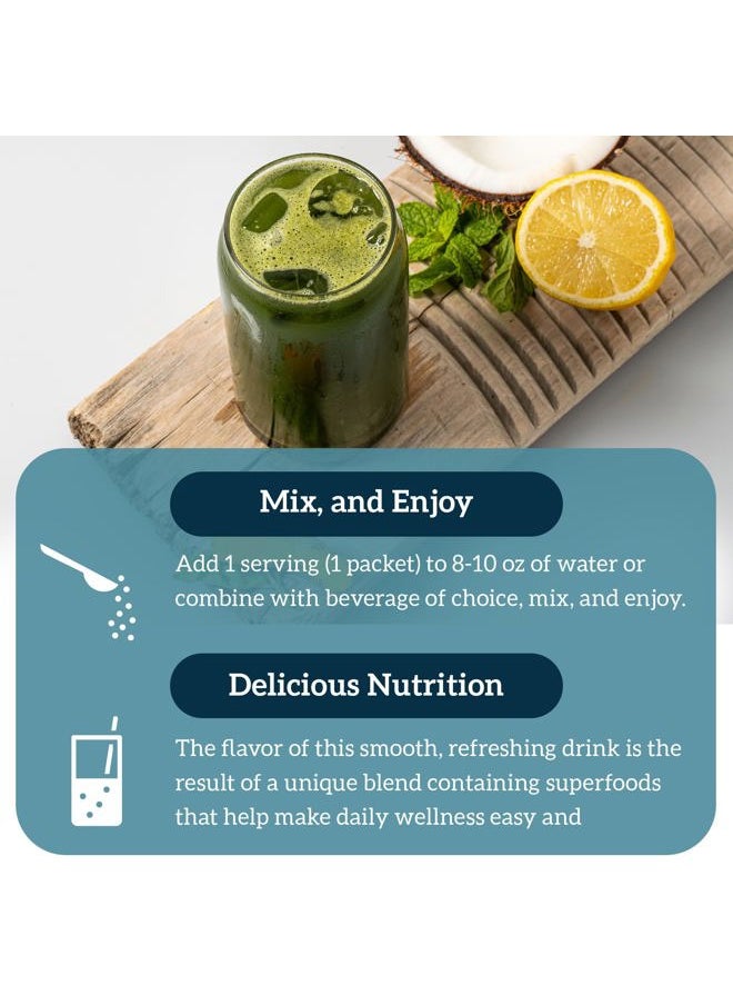 Organifi - : GO Packs - Green Juice - Organic Superfood Supplement Powder - 30 Travel Packs - Organic Vegan Greens - Hydrates and Revitalizes - Image 1