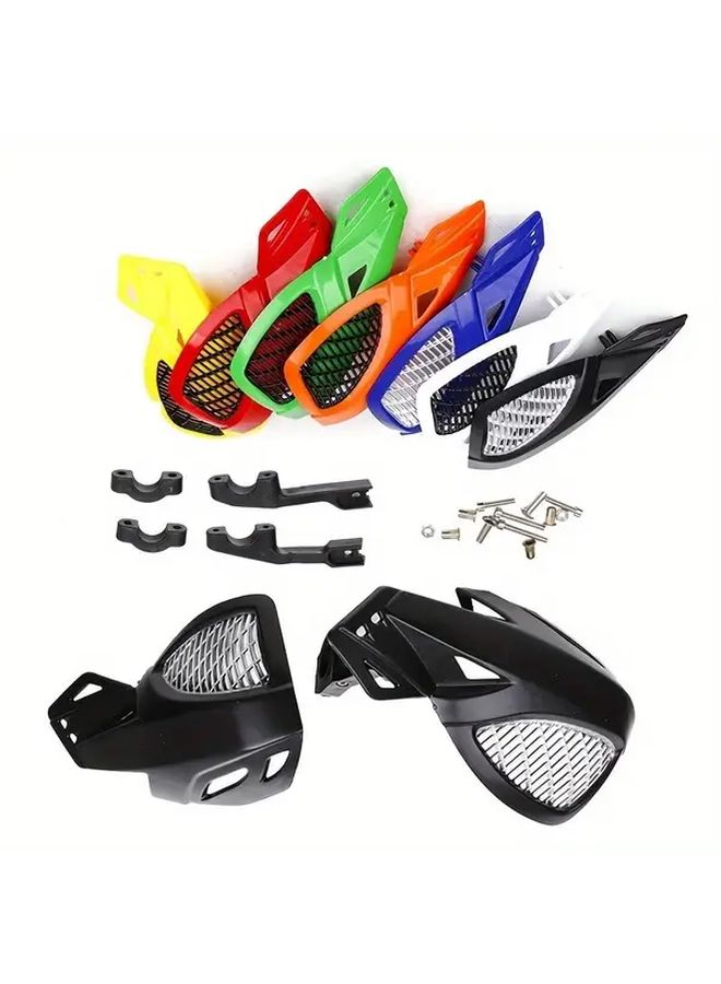 Tangerine Off Road Motorcycle Handlebar Guards Enhanced Ventilation Impact Protection - Image 3