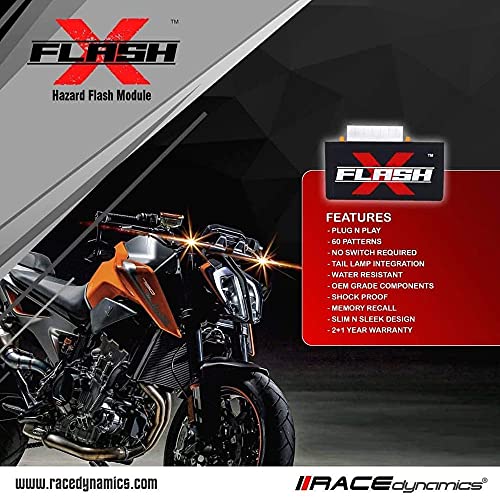 PA Flash X Hazard Module, Blinker/Flasher (60 Pattern) for Bajaj Pulsar Ns200 Plug N Play - Image 4