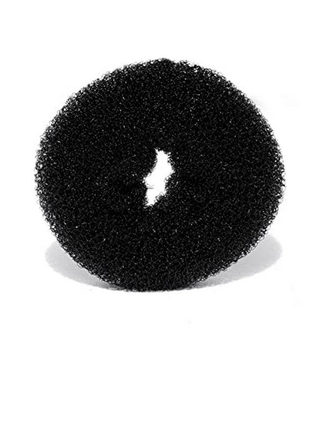 CHRONEX Pack of 1 Donut Ring Bun Medium Size Hair Accessory, Black - Image 2