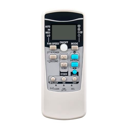 AULCMEET RKW502A200A RKW502A200 Replace AC Remote Control Compatible with Mitsubishi Air Conditioner RMA502A001 RKW502A200B RKX502A001C RKX502A007B RLA502A701R RLA502A700C RLA502A700K RLA502A701l RKW502A200D - Image 1