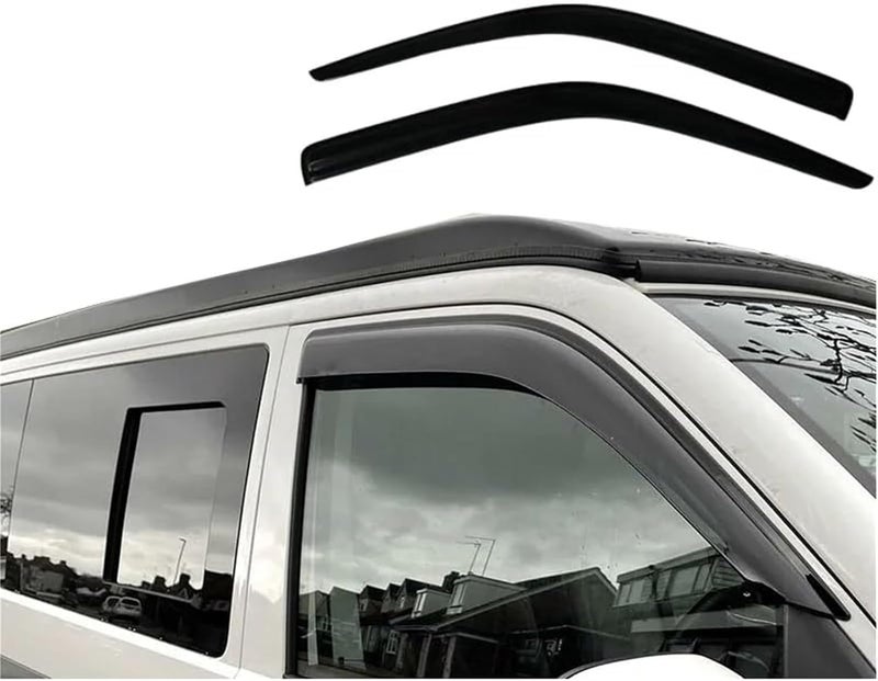 Wivplex Side Window Deflectors for Volkswagen Transporter T6 - Image 3