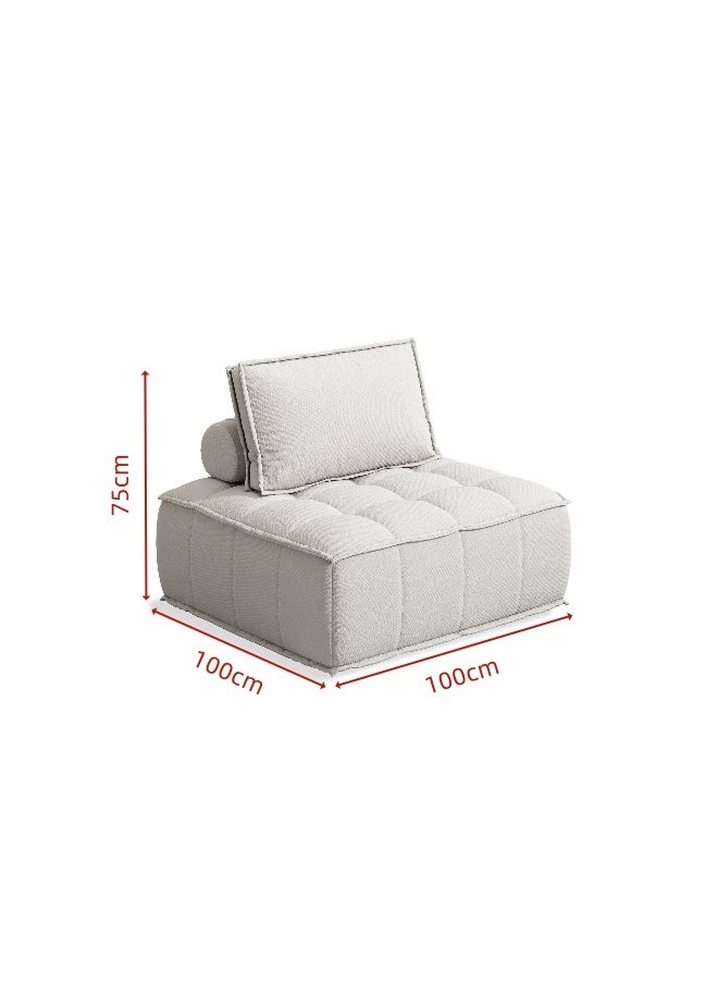 Amoyls 100*100*75cm Modern Elastic Sofa with Comfort Cushions - Durable Minimalist Design for All Spaces  - Image 5