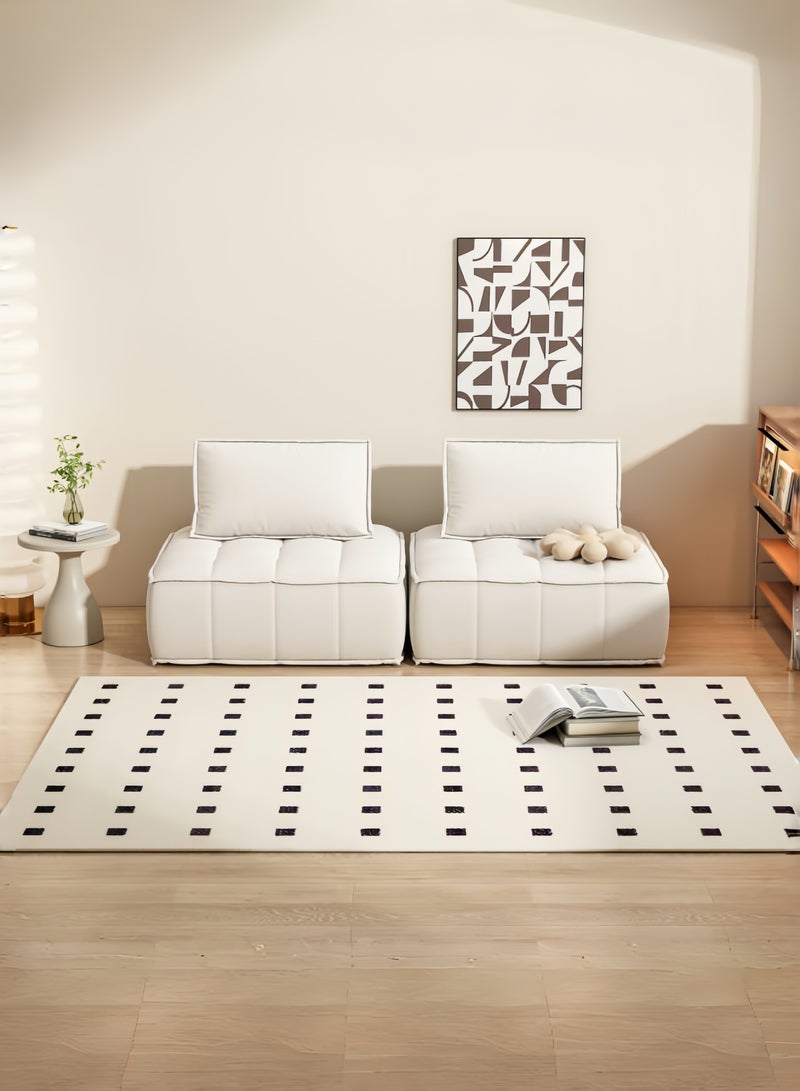 الأمويلات أريكة كنب مرنة ١٠٠×١٠٠×٧٥ سم كنبة بوسائد راحة - تصميم بسيط متين لكل الأماكن - Image 1