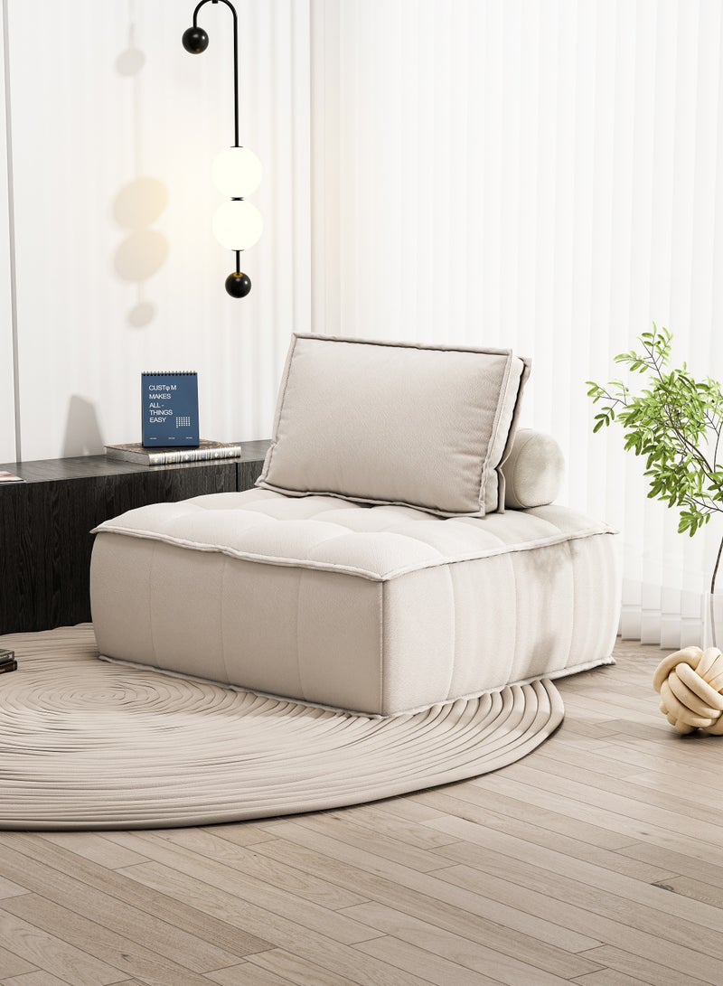 الأمويلات أريكة كنب مرنة ١٠٠×١٠٠×٧٥ سم كنبة بوسائد راحة - تصميم بسيط متين لكل الأماكن - Image 2