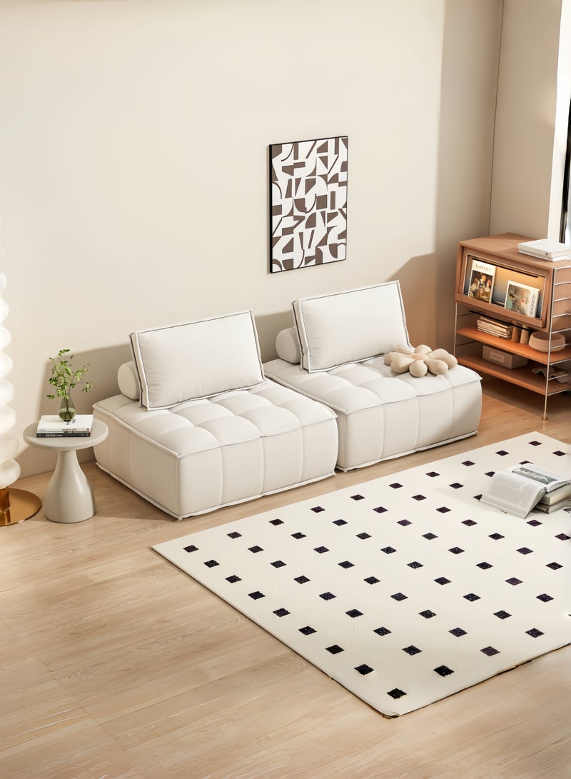 Amoyls 100*100*75cm Modern Elastic Furniture Sofa with Comfort Cushions - Durable Minimalist Design for All Spaces - Image 4