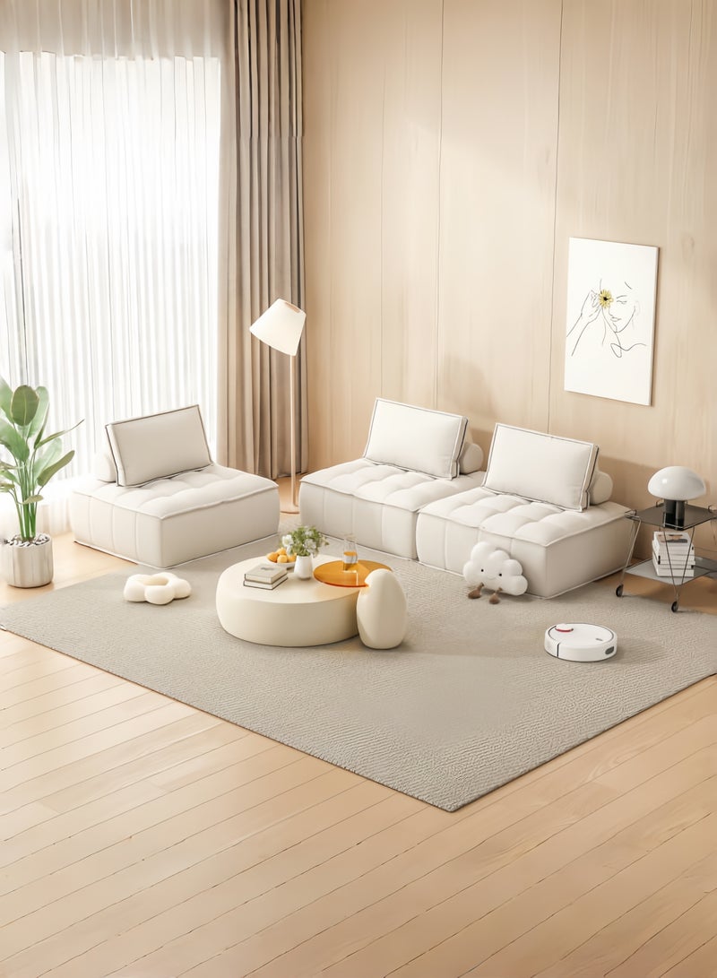 Amoyls 100*100*75cm Modern Elastic Furniture Sofa with Comfort Cushions - Durable Minimalist Design for All Spaces - Image 3