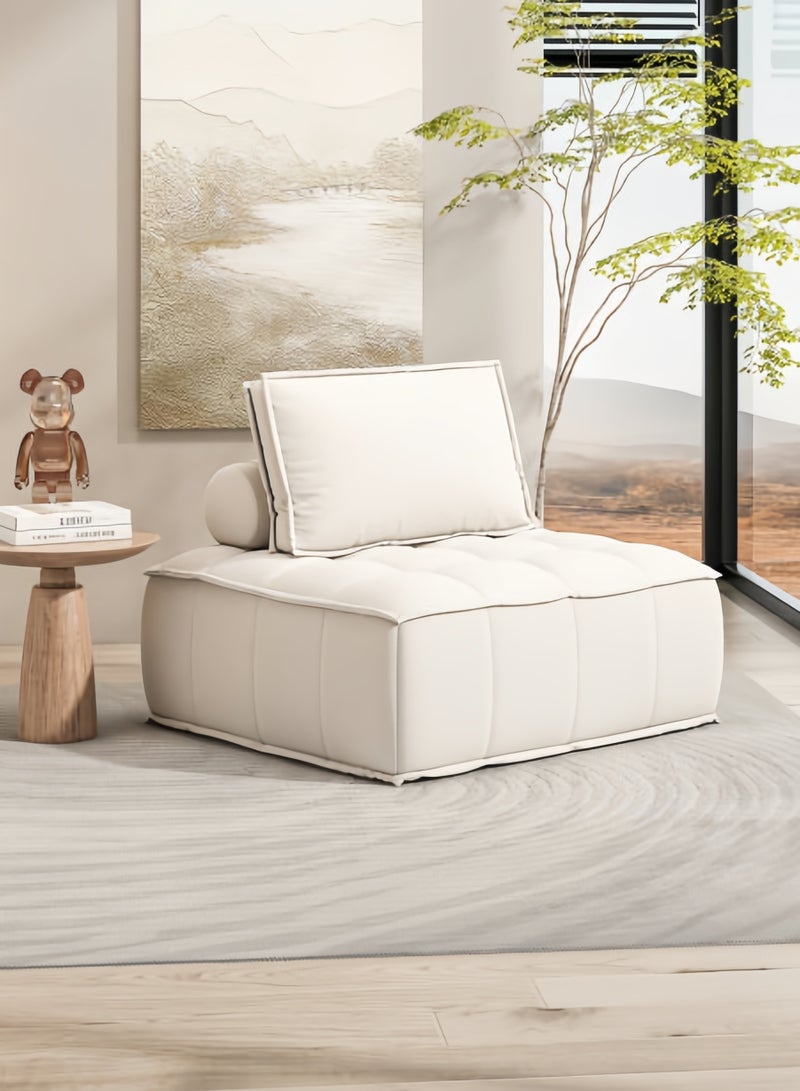 Amoyls 100*100*75cm Modern Elastic Furniture Sofa with Comfort Cushions - Durable Minimalist Design for All Spaces - Image 1