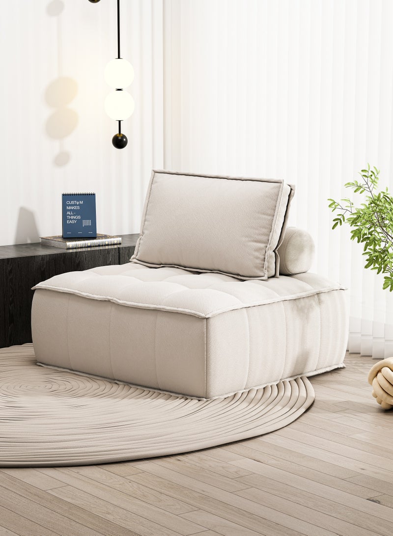 Amoyls 100*100*75cm Modern Elastic Furniture Sofa with Comfort Cushions - Durable Minimalist Design for All Spaces - Image 5