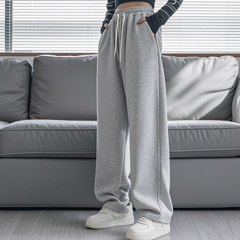Boys And Girls With Pants 2024 Explosions Handsome Toe Casual Sports Pants Straight Pants - Image 1