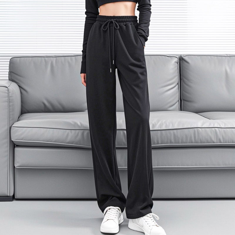 Boys And Girls With Pants 2024 Explosions Handsome Toe Casual Sports Pants Straight Pants - Image 2