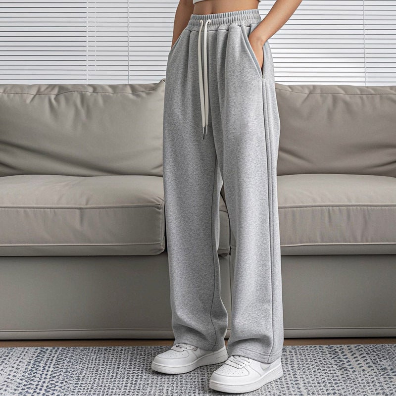 Boys And Girls With Pants 2024 Explosions Handsome Toe Casual Sports Pants Straight Pants - Image 3