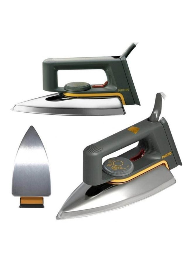 Philips Classic Dry Iron 1000W 1000 W HD1172 Silver/Yellow/Black - Image 3