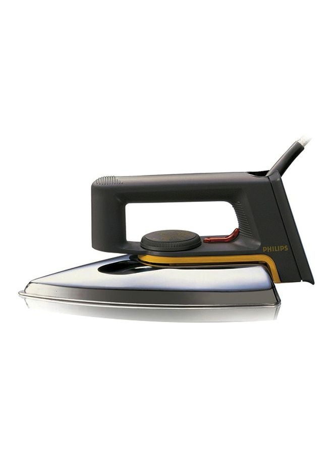 Philips Classic Dry Iron 1000W 1000 W HD1172 Silver/Yellow/Black - Image 1