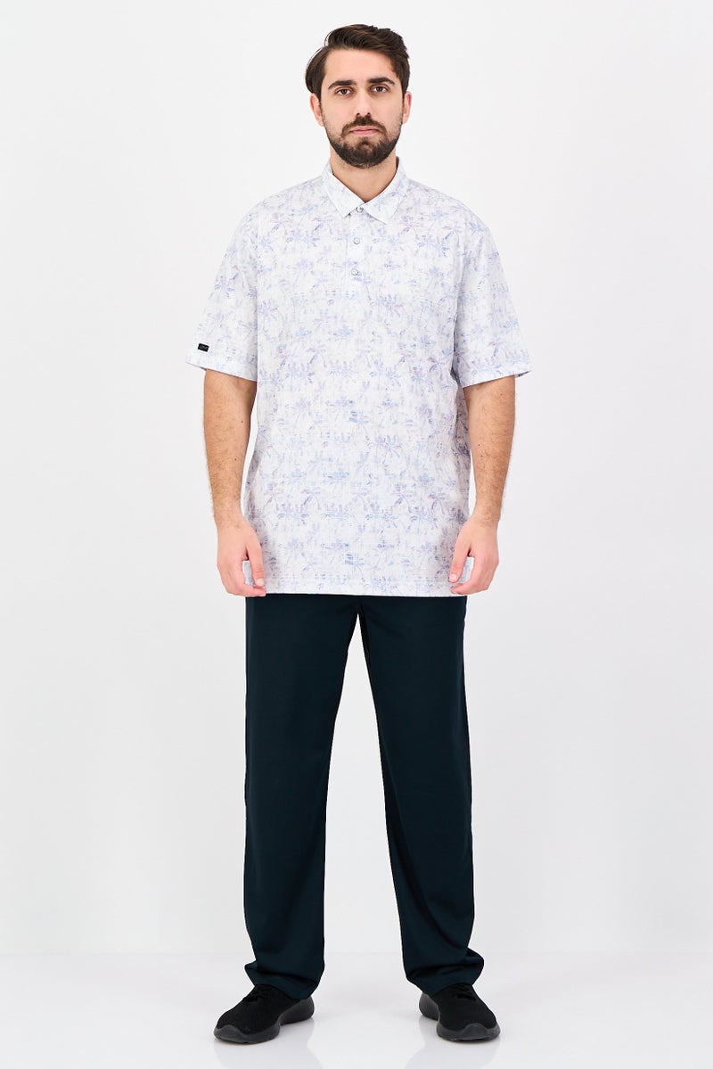 Greg Norman Men Sportswear Fit Short Sleeve Outdoor Polo Shirt, Multicolor - Image 4