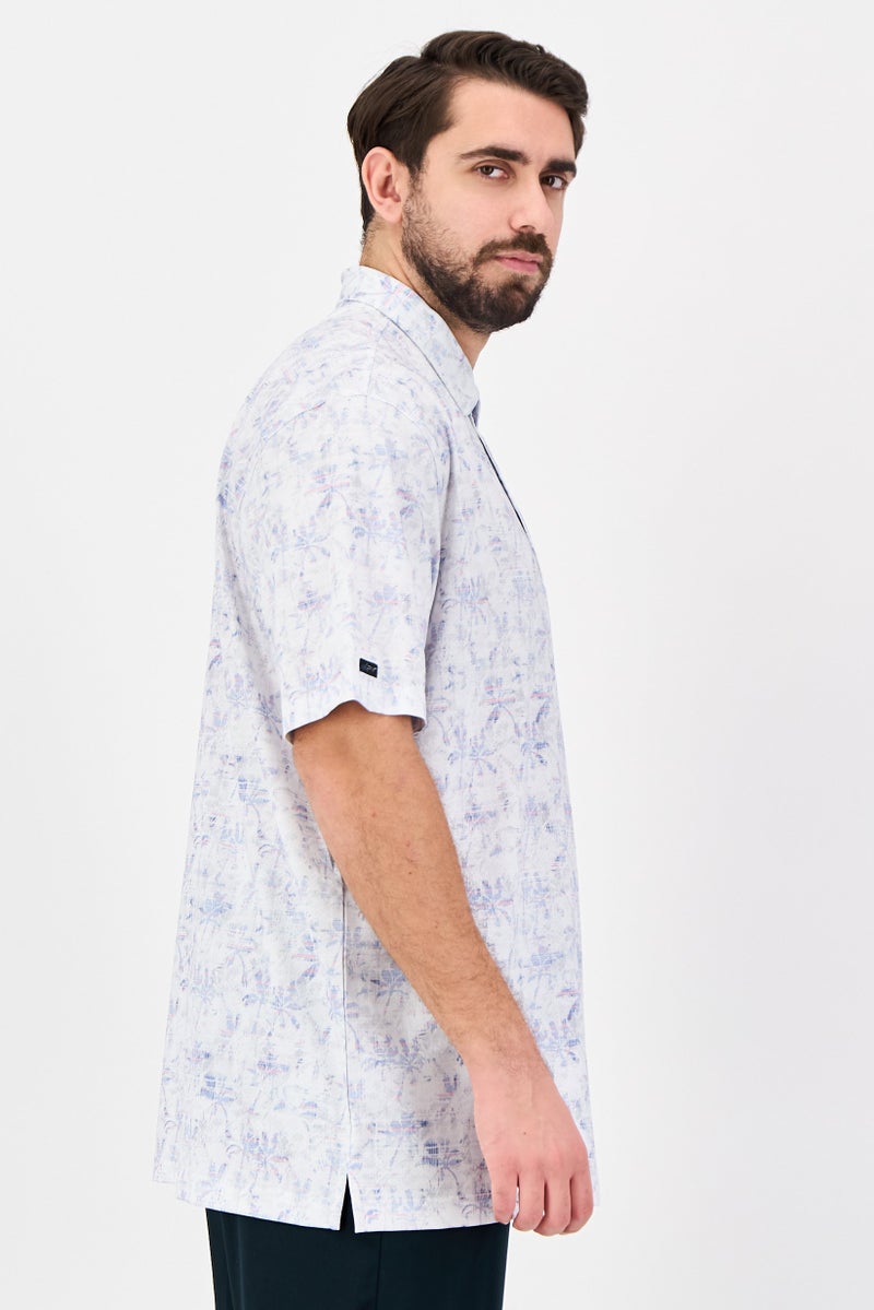 Greg Norman Men Sportswear Fit Short Sleeve Outdoor Polo Shirt, Multicolor - Image 2