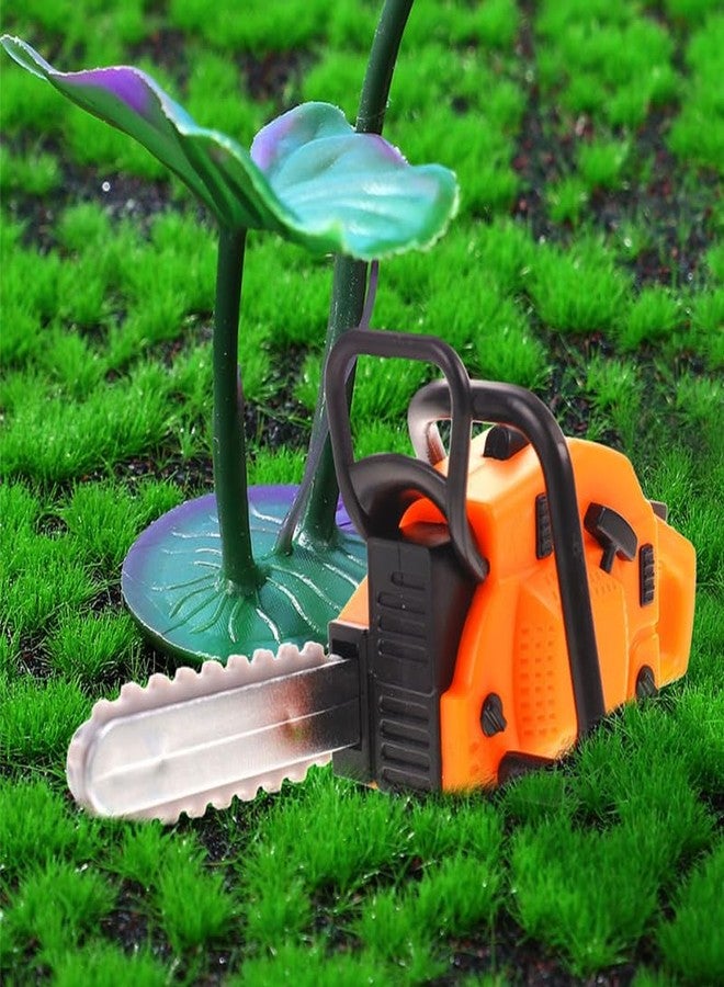 Toddmomy 1 Set of Miniature Chainsaw Dollhouse Toy,Mini Fake Chainsaw Ornament for Dollhouse Fairy Garden Accessories Decoration - Image 2