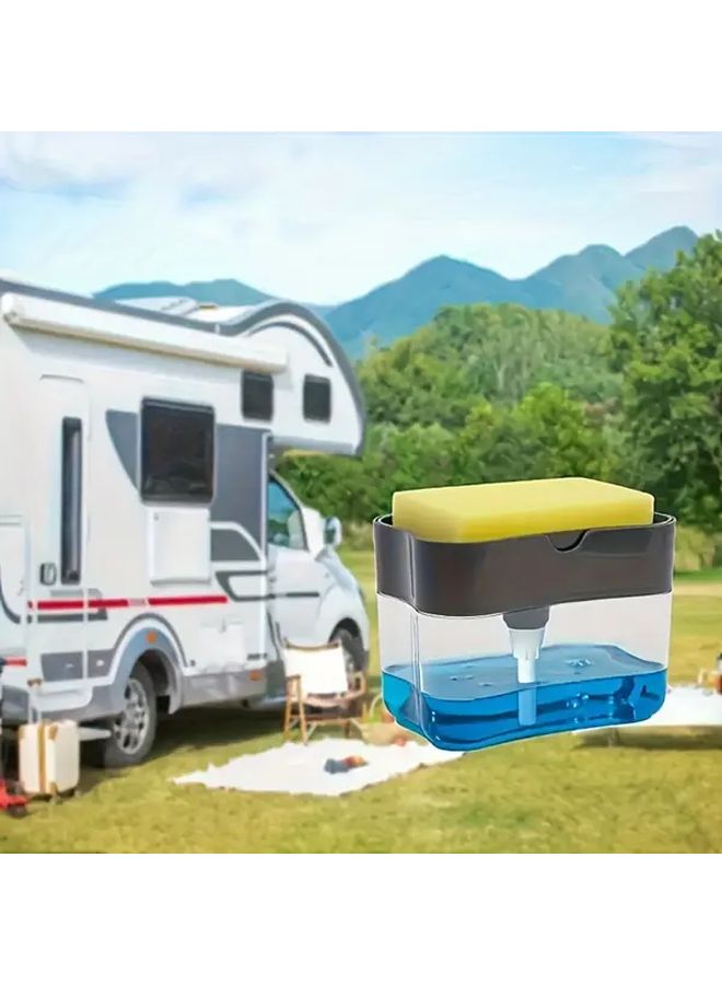 مضخة صابون أطباق يدوية سوداء للمطبخ لخدمة الطعام التجارية - Image 5