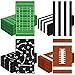 Kochorie 120 Count Football Party Napkins 3Ply Paper Black White 433 x 787 Inch Football Party Decorations - Image 2