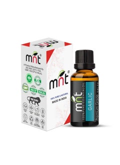 MNT Garlic Essential Oil 100% Pure Natural & Undiluted Therapeutic Grade For Aromatherapy Skin Health Acne & Healthy Hair (15Ml)  - Image 3