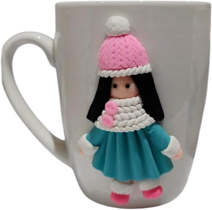 B&D فنجان بوليمر كلاي جذاب بتصميم شتوي - Image 4