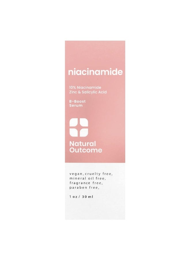 natural outcome Natural Outcome, Niacinamide, B-Boost Serum, Fragrance Free, 1 oz (30 ml)  - Image 2
