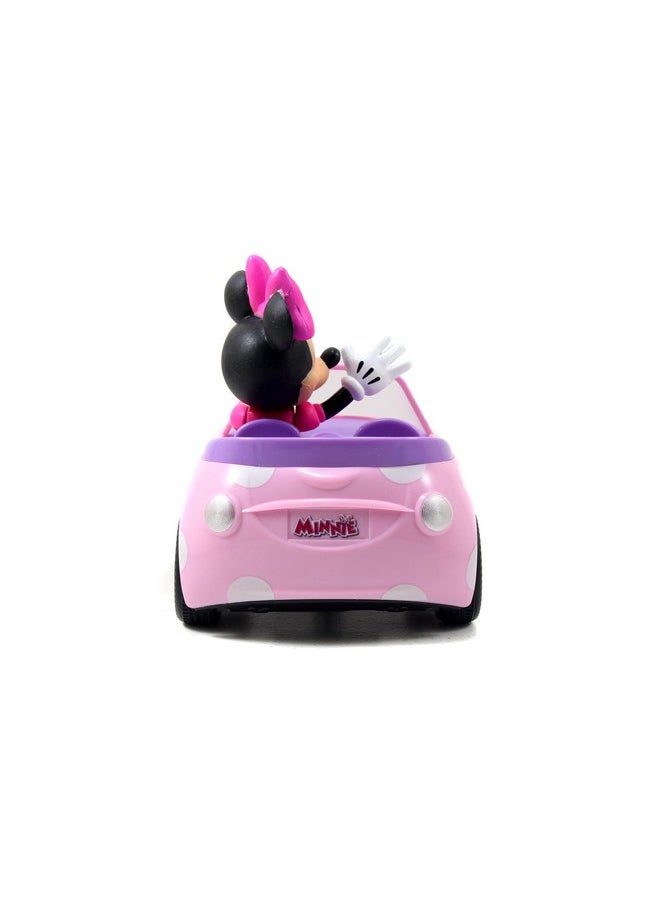 Disney Junior Disney Junior Minnie Mouse Roadster RC Car with Polka Dots, 27 MHz, Pink with White Polka Dots, Standard (97161)  - Image 3