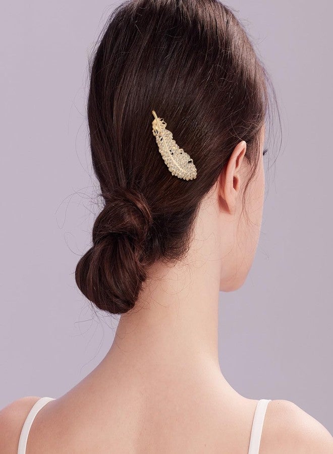 BSITFOW Korean Style Pearl Barrettes Women's Set Hairpin Korean Bsitfow Style Hair Clip Marble Alligator bobby pins Duckbilled Headdress Jewelry Hair Accessories set (6 pcs) (Golden) - Image 4