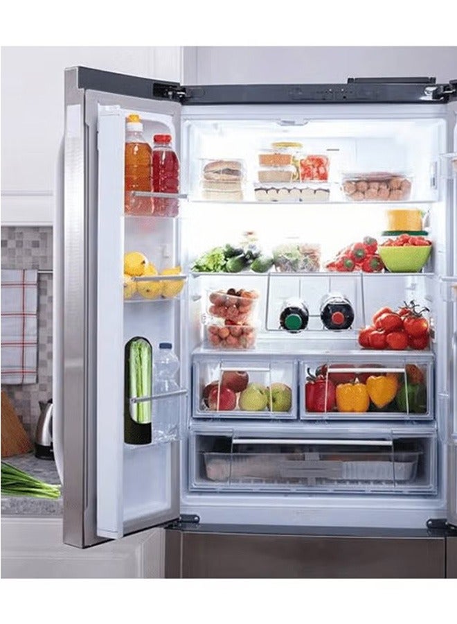 جمورو حافظة أعشاب للثلاجة، حافظة حفظ الأعشاب، زجاجة حفظ الخضروات، حافظة أعشاب طازجة للكزبرة والنعناع والبقدونس، تحافظ على الخضروات طازجة لمدة 2-3 أسابيع - Image 5