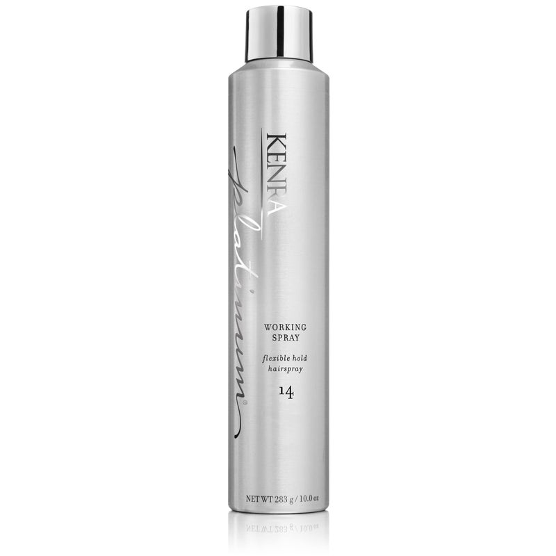 Kenra Professional Platinum Working Spray 14 80% | Flexible Hold Hairspray | Fast-Drying, Non-Sticky | Creates Volume & Texture | Leaves Hair With Frizz-Free Shine | All Hair Types | 10 oz - Image 1