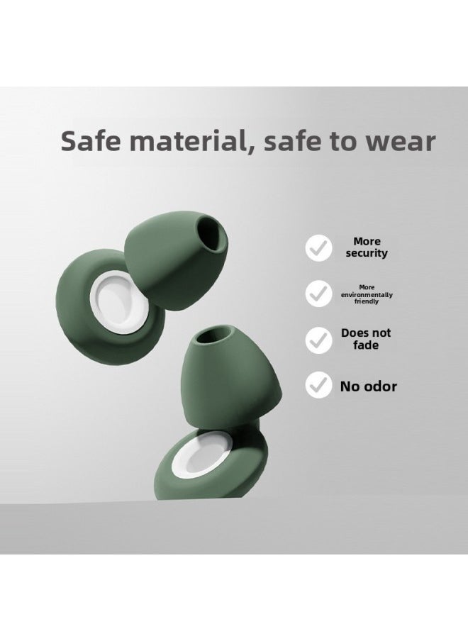 Generic - Sports Sleep Noise Reduction Earplugs Hearing Protection Silicone Earplugs Swimming Waterproof Anti-noise Sound Insulation Mute Artifact-Color:White (boxed) - Image 1