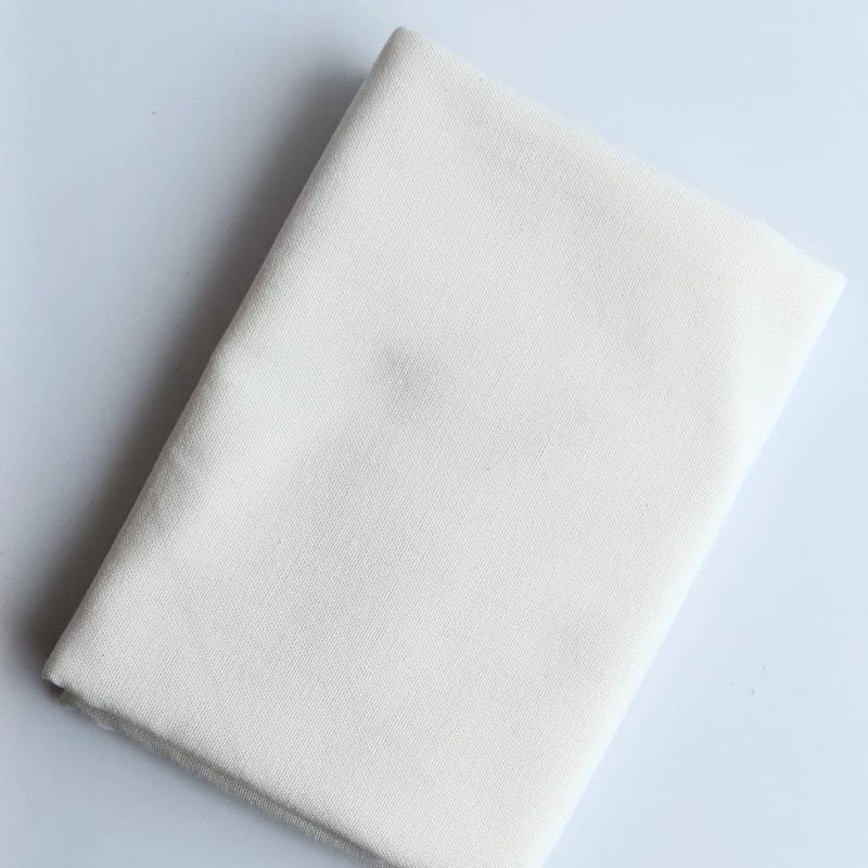ZUCHI Premium Casement Embroidery Fabric Off White Half Meter (50x147 cm) | Medium Weight Fabric for Hand Embroidery, Needlework, Pouch, Cushion Cover DIY Crafts, Smooth Weave for Clean Stitches - Image 2